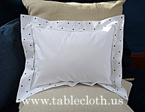 Baby Pillow Shams.Swiss Dot12x16